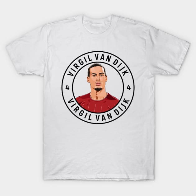 Virgil van Dijk T-Shirt by Ades_194